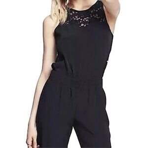 🆕 EXPRESS Lace Top Jumpsuit SIZE 0